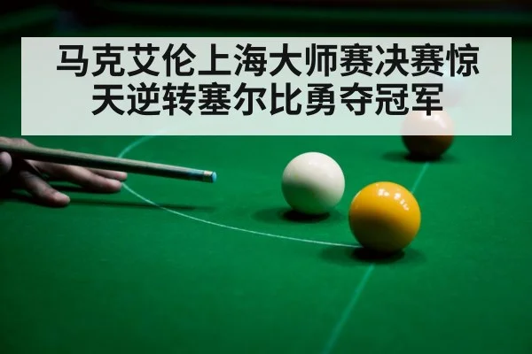 马克艾伦上海大师赛决赛惊天逆转塞尔比勇夺冠军